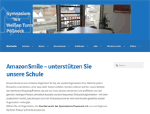 Tablet Screenshot of gymnasium-poessneck.de